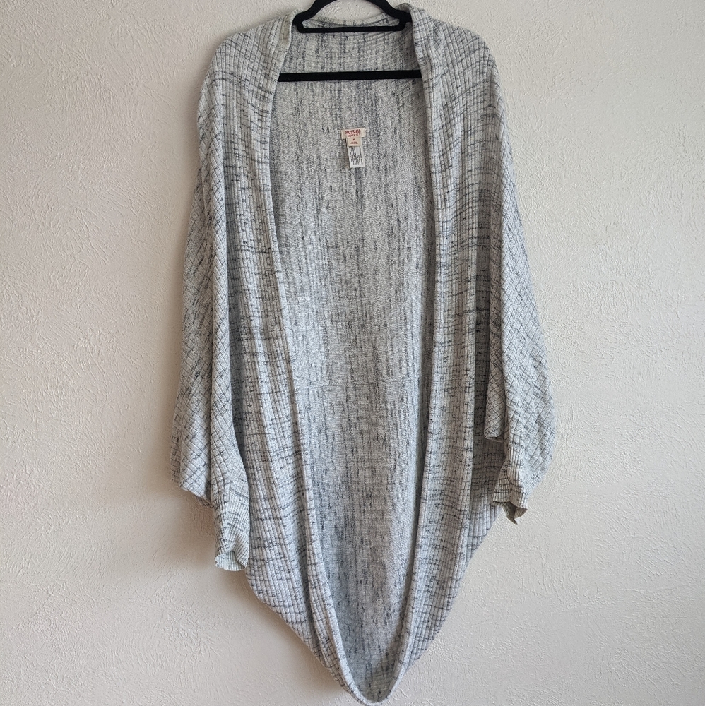 Striped Ribbed Cardigan